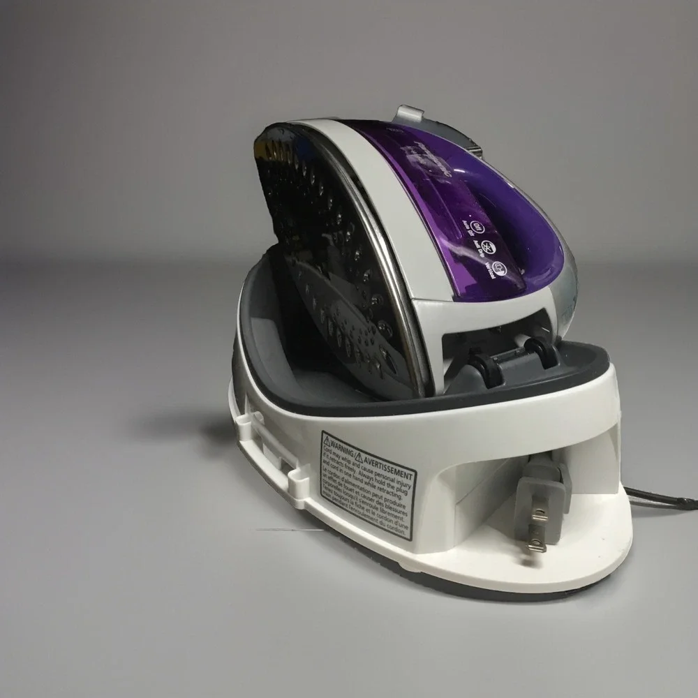Panasonic NI-WL600 Portable Cordless Steam Iron 360 Freestyle w/ Cover Tested
